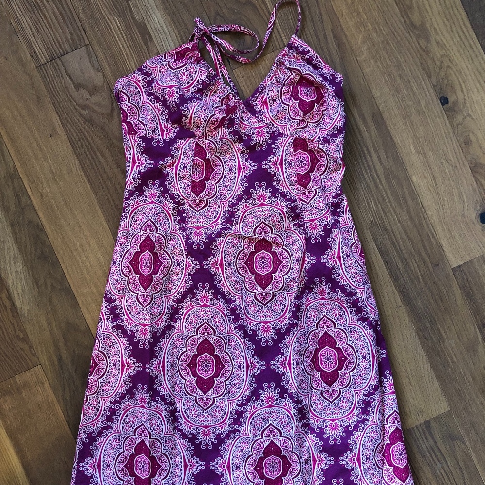 H&M floral halter dress